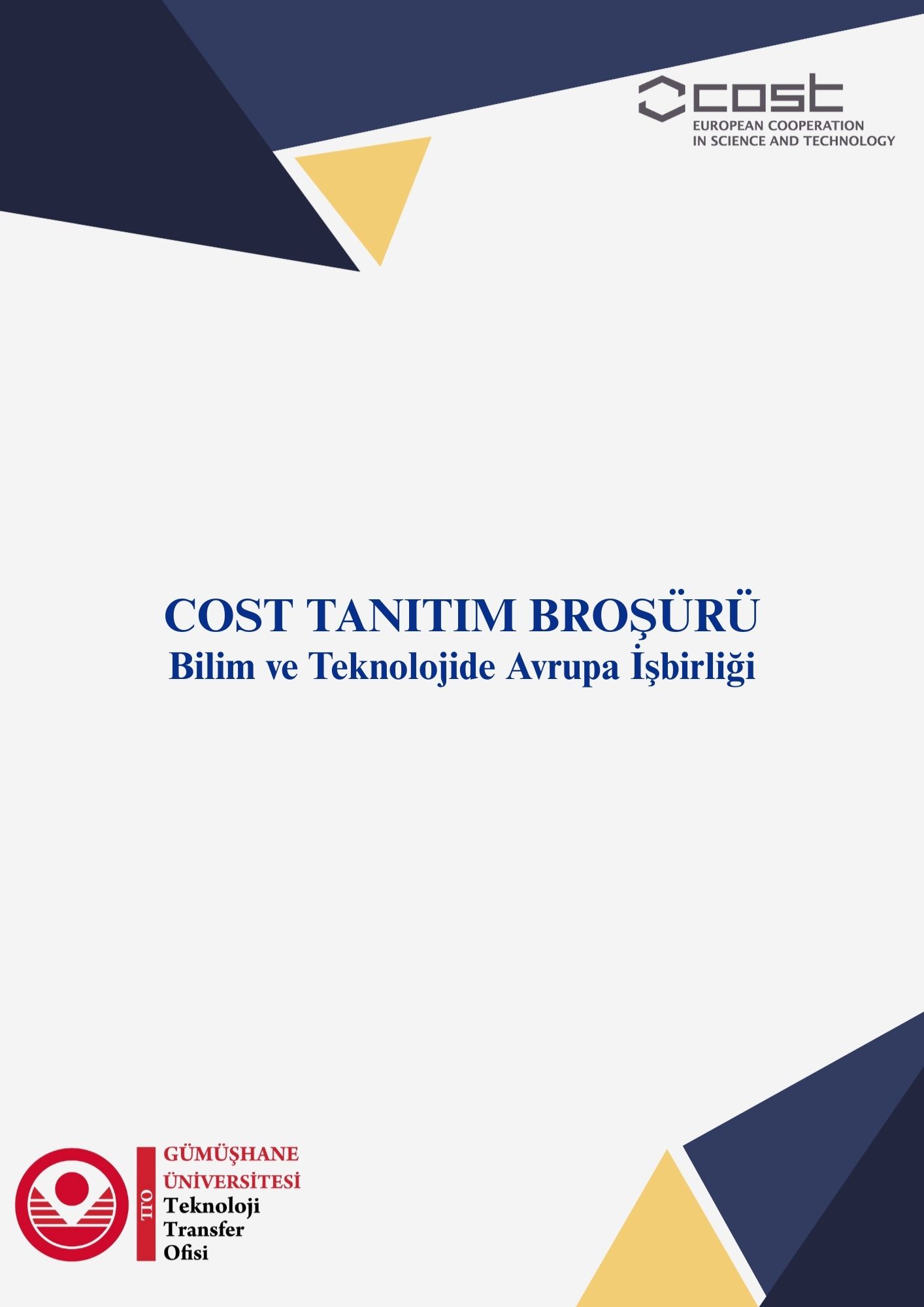COST Tanıtım Broşürü