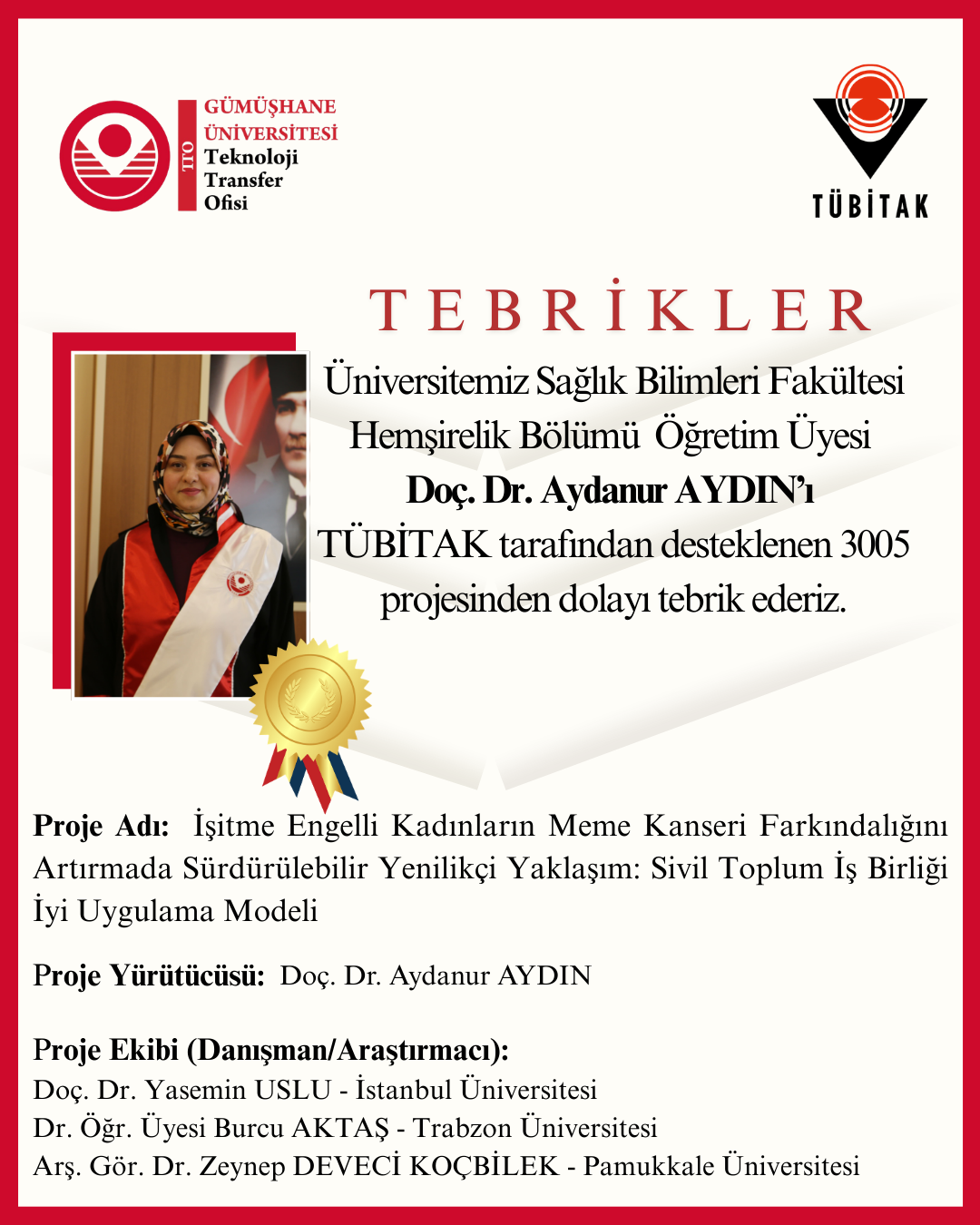 Doç. Dr. Yasemin TATLI