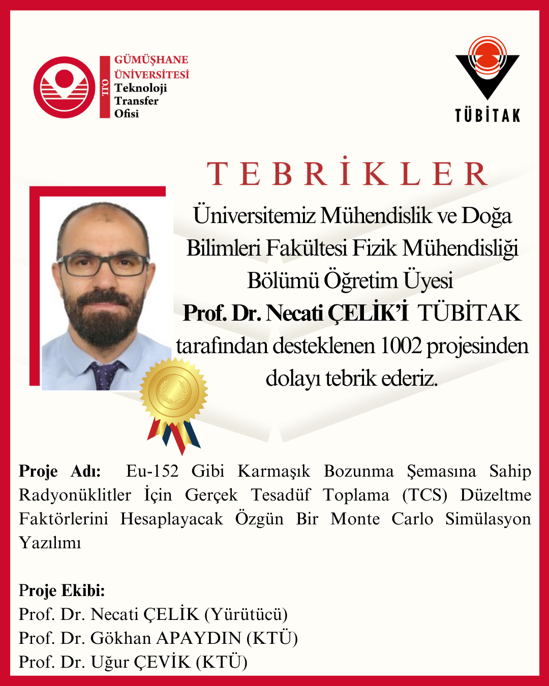 Prof. Dr. Necati ÇELİK